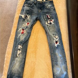 Stylish Kids Blue Distressed Jeans